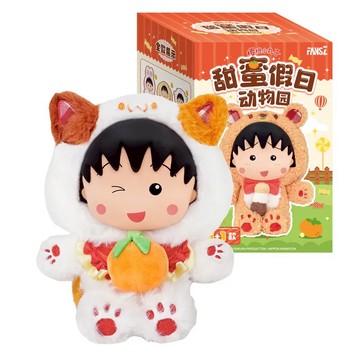 【唐采禮品】櫻桃小丸子甜蜜假日動物園搪膠毛絨-JG-DS74025