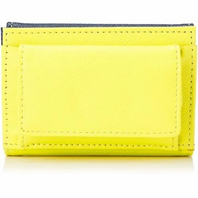 [ギオネ] 三つ折り財布 PG401 メンズ YELLOW/NAVY