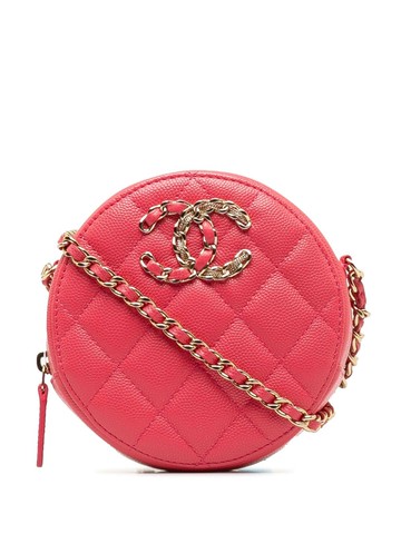 CHANEL Pre-Owned - 2020 Chanel 19 crossbody bag - women - Caviar Leather - One Size - Pink