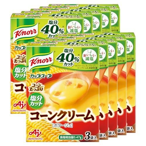 味の素 クノール カップスープ コーンクリーム 3食入箱×10個