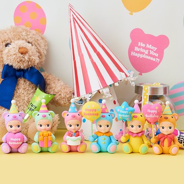 Sonny Angel│Bear 經典生日系列2 生日熊盒玩公仔(盒裝12入)