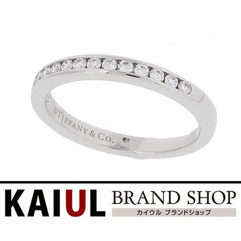 ティファニー ハーフ エタニティ ダイヤ リング Pt プラチナ 8号 指輪 Saランク 通販 Lineポイント最大0 5 Get Lineショッピング