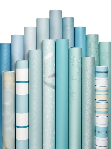 藍色鐵門舊家具翻新墻紙毛坯房門辦公桌貼紙防水書桌餐桌面改色膜