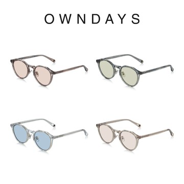 OWNDAYS 個性波士頓多角形框墨鏡(SUN2100T-2S)