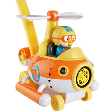 Pororo 兒童旋律直升機泡泡推車  1個  多色
