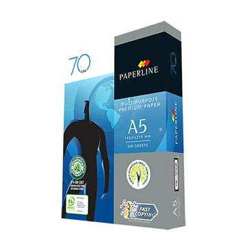 PAPERLINE金牌 70磅 70P 多功能 A5 影印紙 10包 /箱 地球藍（非A4，特殊規格下單前請確認，訂錯恕不退換貨）