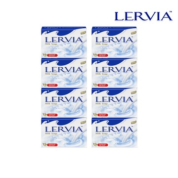 【廠商直送】Lervia經典牛奶香皂90g*8入