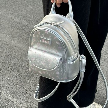 Bag House👜 【7343人收藏】韓係小衆洋氣mini鏈條粉花雙肩包ins外出防水背包單肩後背包 書包