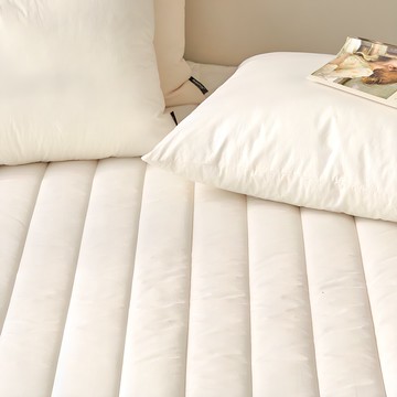 Maatila Doze 60支高密度純棉固定帶床墊套  乳白色  SS(110*200cm)