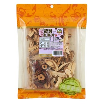 WON LAI WON 旺來旺 黃耆紅棗片  100g  1包