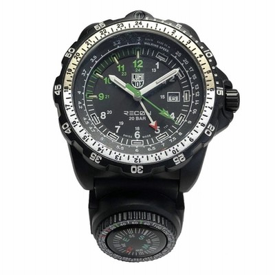 新品同様 ルミノックス 時計 GMT RECON NAV 8830 SERIES 8831.KM コンパス付 LUMINOX 腕時計 ブラック メンズ  ウォッチ ラバーベルト | LINEブランドカタログ