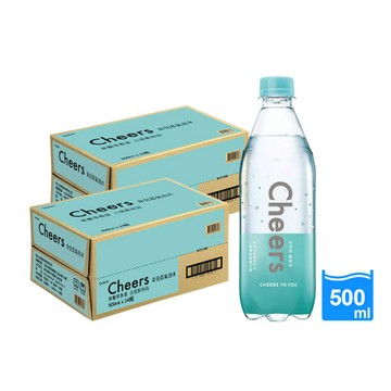 TAISUN Cheers氣泡水 (500mlx24入x2箱)