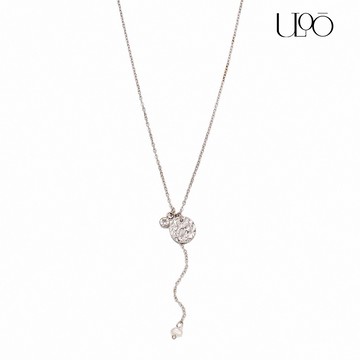 【ULOO】Twinkle 波心微動不鏽鋼項鍊-銀色 UN4003620