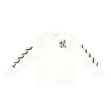 Off-White Kids BK 長袖T恤