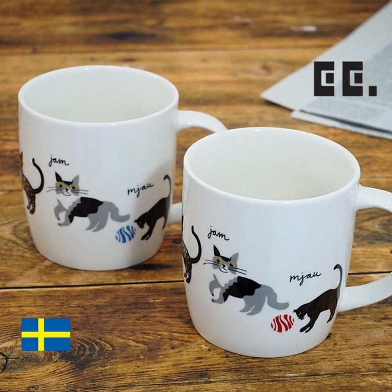 Emelie Ek Design Cat 猫 マグカップ 北欧 食器 おしゃれ かわいい ブランド テーブルウェア キッチン ねこ マグ 北欧雑貨 エメリエ エメリエエーク 通販 Lineポイント最大0 5 Get Lineショッピング