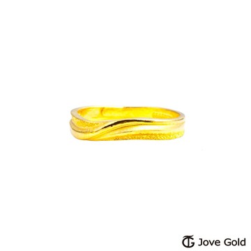【JoveGold漾金飾】你的溫柔黃金女戒指