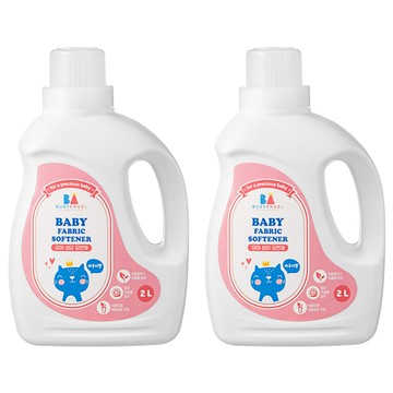 BUSYANGEL 柔順嬰兒衣物柔軟精 爽身粉香味 溫和配方  2L  2瓶