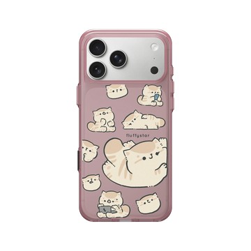 iPhone 17 Pro Max Clear (相機按鈕) 晶醺玫 - fluffystar 毛絨絨星人 - Bobo的每一刻