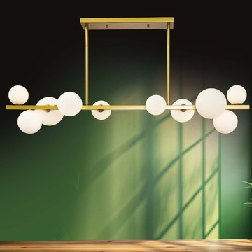 白玉玻璃造型吊燈 A02-06-70931