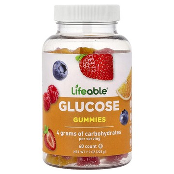 Lifeable, 葡萄糖軟糖，天然漿果味，60 粒