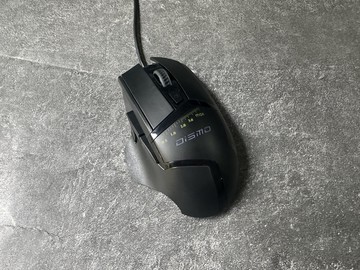 全新好手感電競運動滑鼠手黑色人體工學設計有線滑鼠游戲辦公滑鼠