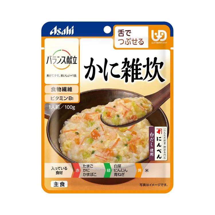 バランス献立 かに雑炊 100g 188403 (アサヒグループ食品) (食品・健康食品)