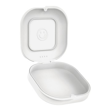 磁吸款 收納盒 無鏡子  白色  1個