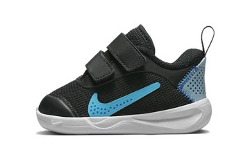 OMNI MULTI-COURT TD BLACK BLUE LIGHTNING