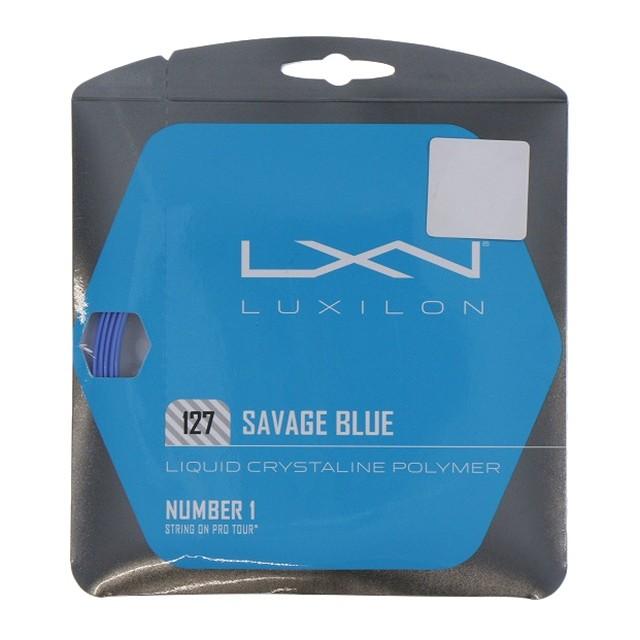 ルキシロン LUXILON テニスガット ロール u003cbru003eサヴェージ ブラック（SAVAGE BLACK） u003cbru003e127 ブラック  WRZ902100 - テニス