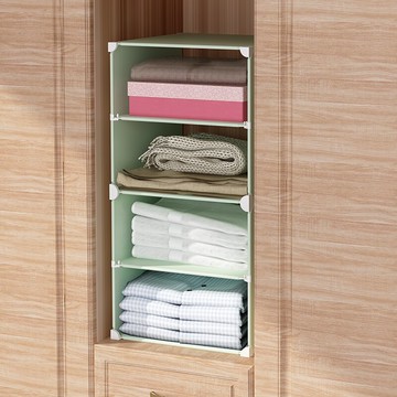 簡約分層隔板衣物收納神器分隔板置物架家用臥室衣櫥隔斷整理衣柜