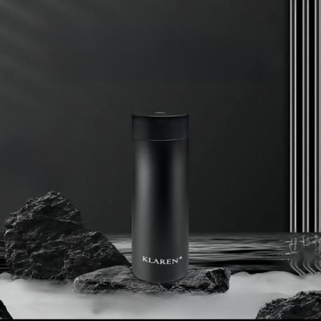 兒童中學生指紋鎖保溫水杯智能密碼男女食品級不銹鋼高端商務送禮