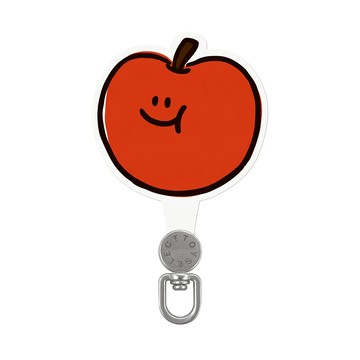 【正版授權】Second Morning軟萌蘋果旋轉手機掛片/夾片