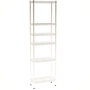 【客尊屋】粗管/小資型 35X60X210Hcm 白騎士六層架