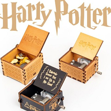 免運/開發票 現貨速發 哈利波特手搖發條進口機芯音樂盒八音盒送女友女朋友女孩生日禮物