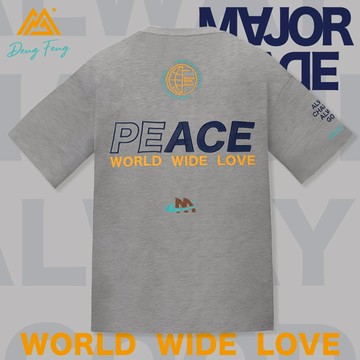 【MAJOR MADE】PEACE地球刺繡短TEE