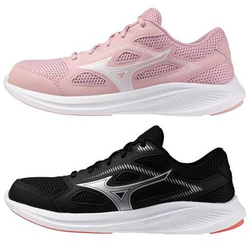 Mizuno 美津濃 慢跑鞋 女鞋 輕量 3E寬楦 MAXIMIZER 27 粉/黑橘【運動世界】K1GA250123/K1GA250121