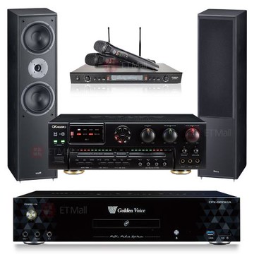 金嗓 CPX-900 K1A伴唱機 4TB+OKAUDIO AK-7擴大機+SR-889PRO無線麥克風+Magnat 802主喇叭