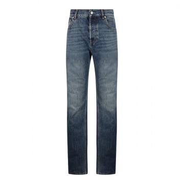 Alexander Mcqueen - Blue Cotton Denim Jeans 46