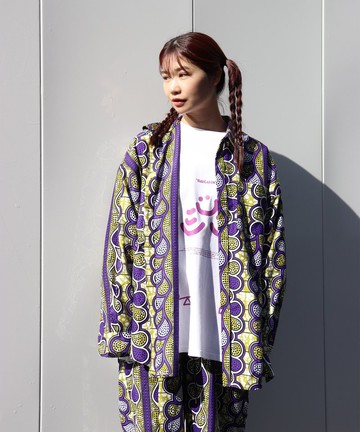 AFRICA OVER SHIRT (Butter fruit)
