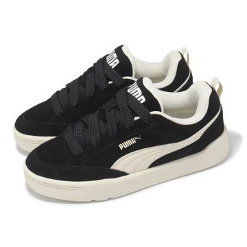 Puma 休閒鞋 Park Lifestyle Raw 男鞋 女鞋 黑 米 麂皮 復古 板鞋 40160605