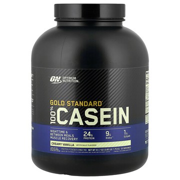 Optimum Nutrition, 金標準® 全酪蛋白，奶油香草味，3.85 磅（1.75 千克）