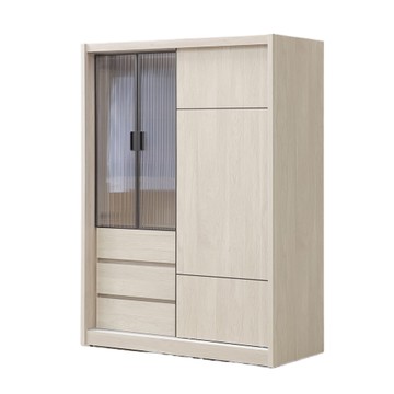 【MUNA家居】貝諾可5X7尺推門衣櫥