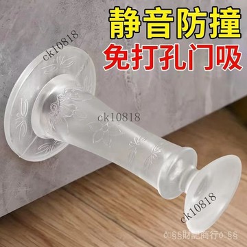 ✨可開發票#門吸免打孔防撞防碰衛生間臥室靜音防撞墊橡膠塑料門後安全門檔#免運費