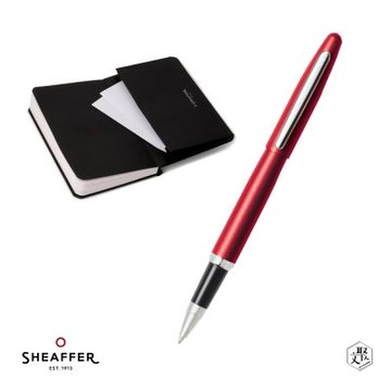 【SHEAFFER】VFM系列極致紅鋼珠筆+A6筆記本禮盒 免費刻字(原廠正貨)