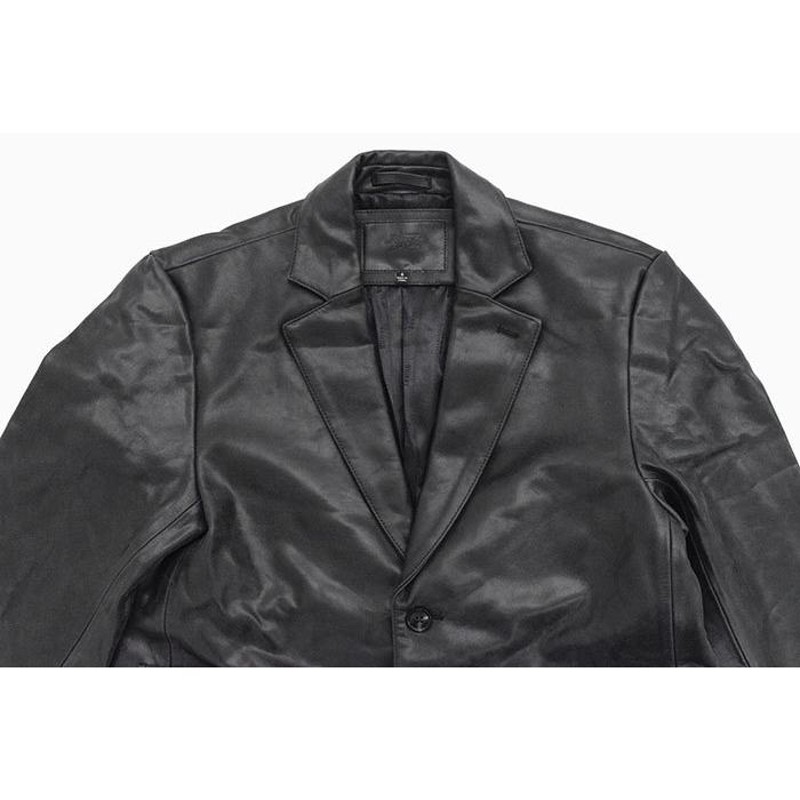 Stussy leather best sale sport coat