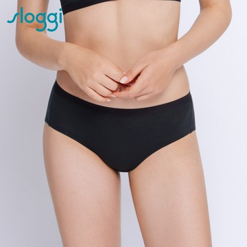 sloggi-GO VIVID EVERYDAY有機棉系列小褲 純粹黑｜87R2472 04