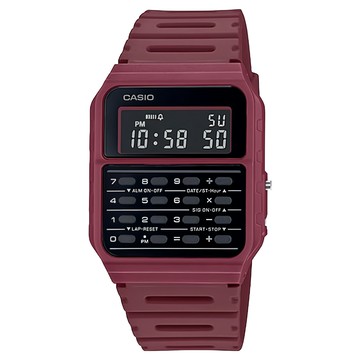 CASIO 卡西歐 手錶 CA-53WF-4B  1支  紅色  43.2 x 34.4 x 8.2mm