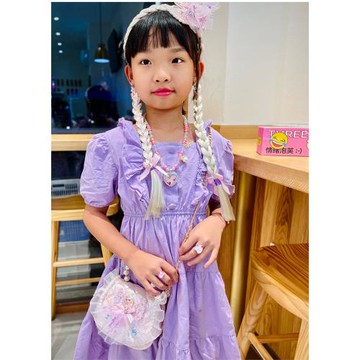 兒童斜挎包女孩2025新款時尚洋氣迷你寶寶手提包艾莎公主小包包