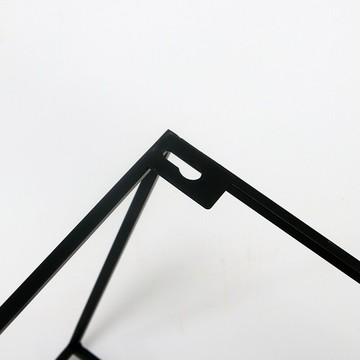 裝飾墻上隔板置物架客廳餐廳壁飾墻壁隔板壁掛一字擱板鐵藝ins款