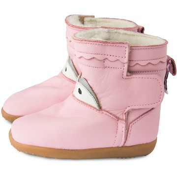 英國 shooshoos 健康無毒真皮手工童鞋/靴子_清新淡粉_102772 (公司貨)